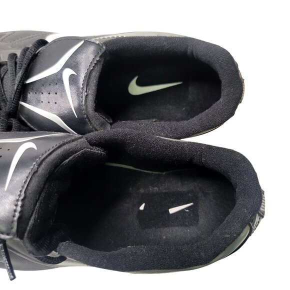 Nike Mens Power Channel Baseball Cleats Black Silver Size 8 - Picture 7 of 7